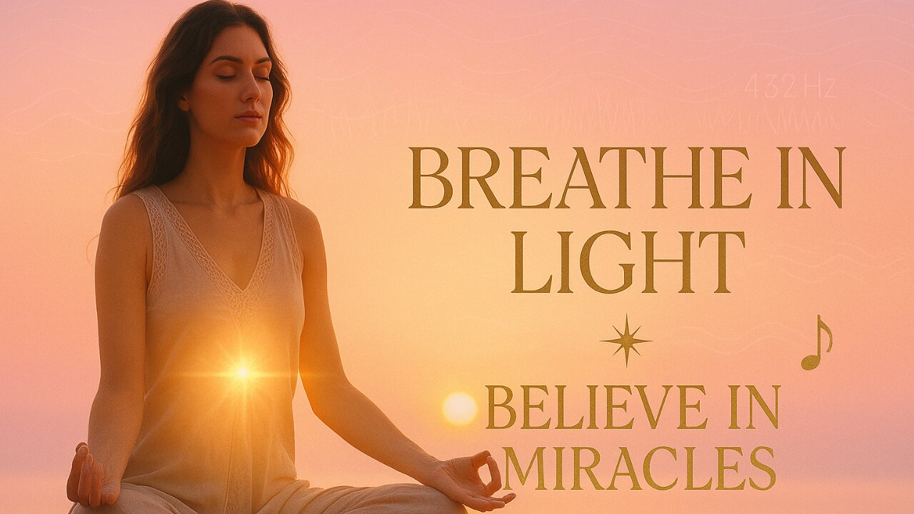 Sunrise Meditation for Deep Relaxation | 432Hz Healing Music & Ocean Sounds to Start Your Day Calm