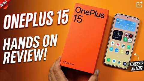OnePlus 15 Hands On Review (Indian Retail Unit)