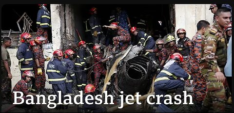 At least 19 dead after air force jet crashes into Bangladesh school | BBC News