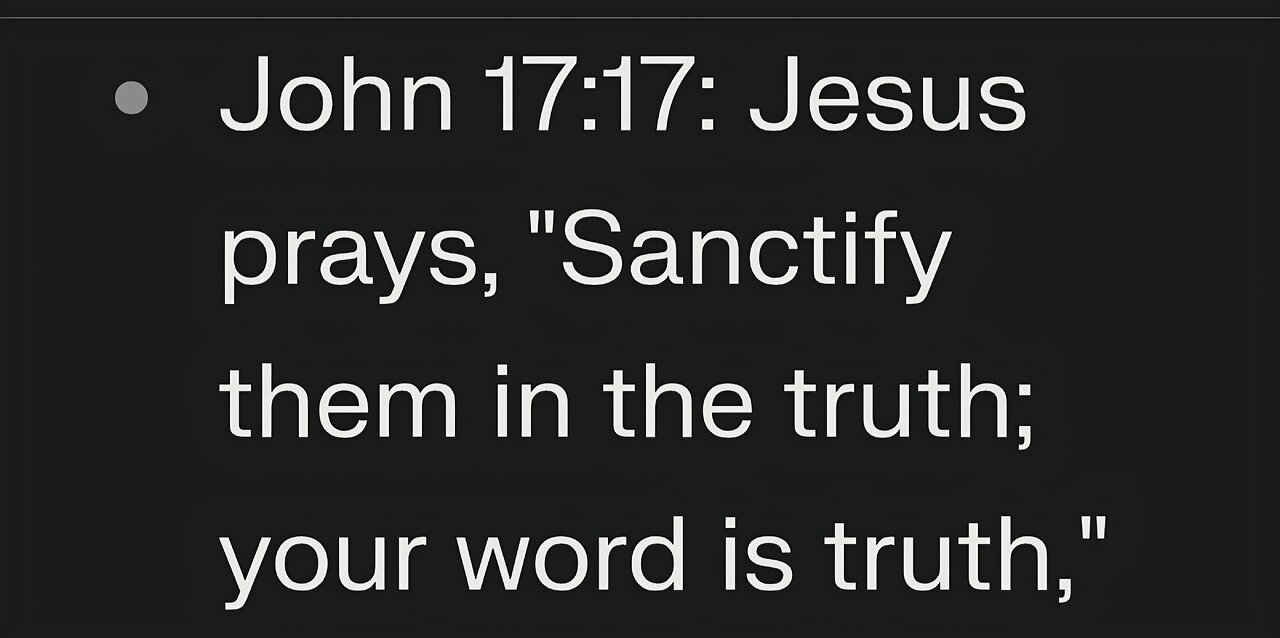 Sanctification