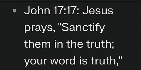 Sanctification