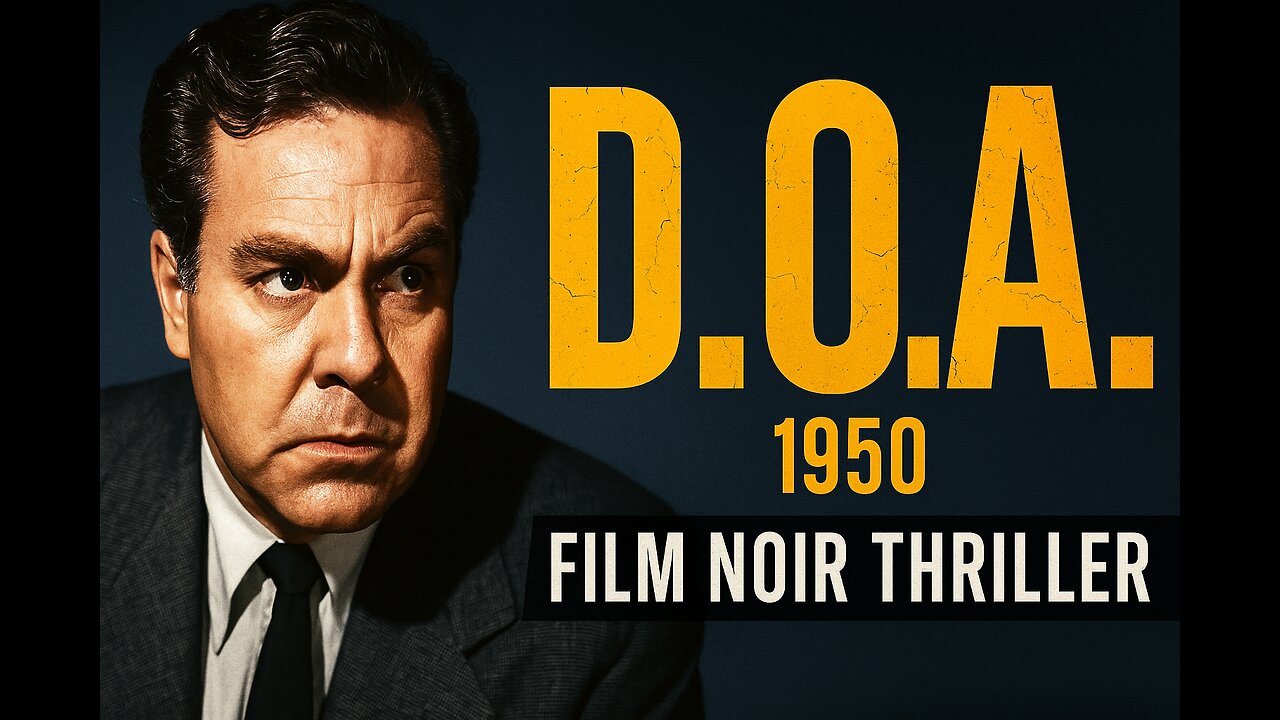 D.O.A. (1949) 🎞️ A Man Hunts His Own Killer | Full Movie Restored HD