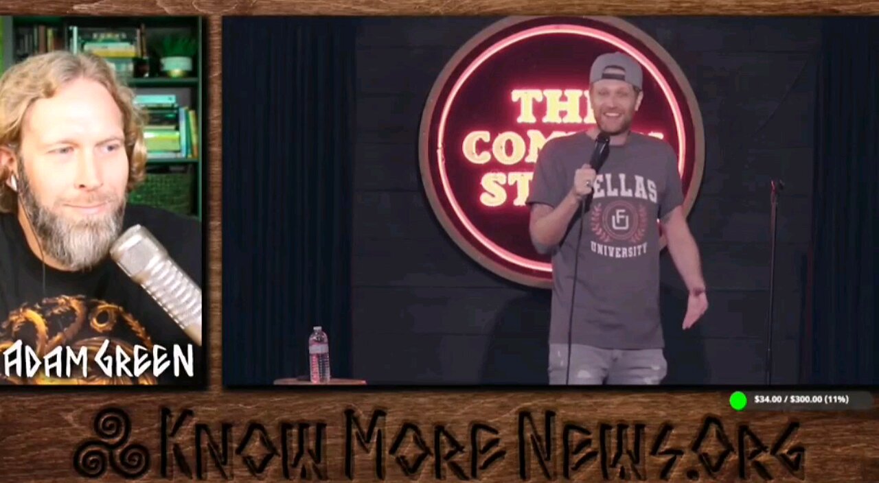 Watching Ryan Long's anti Abrahamic set with Adam Green