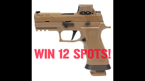 SIG SAUER M18X MINI #2 FOR 12 SEATS IN THE MAIN WEBINAR