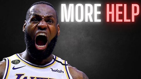 The Baby King LeBron Already Begging for More Help