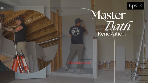 Master Bath Remodel | Electrical | Drywall | Design