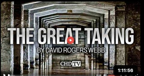 "David Webb's 'The Great Taking' Documentary on Banksters' Strategy to Steal from Everyone"
