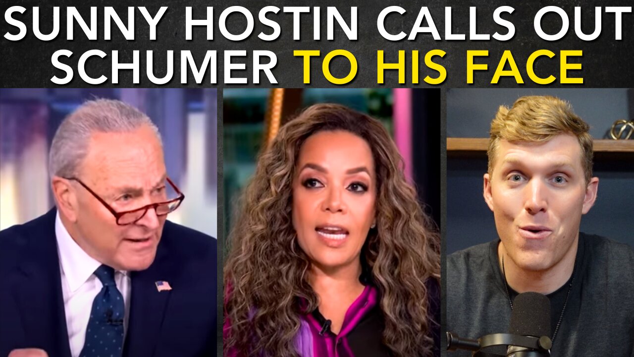 Chuck Schumer SHUTS DOWN Sunny Hostin For CALLING HIM OUT on The View