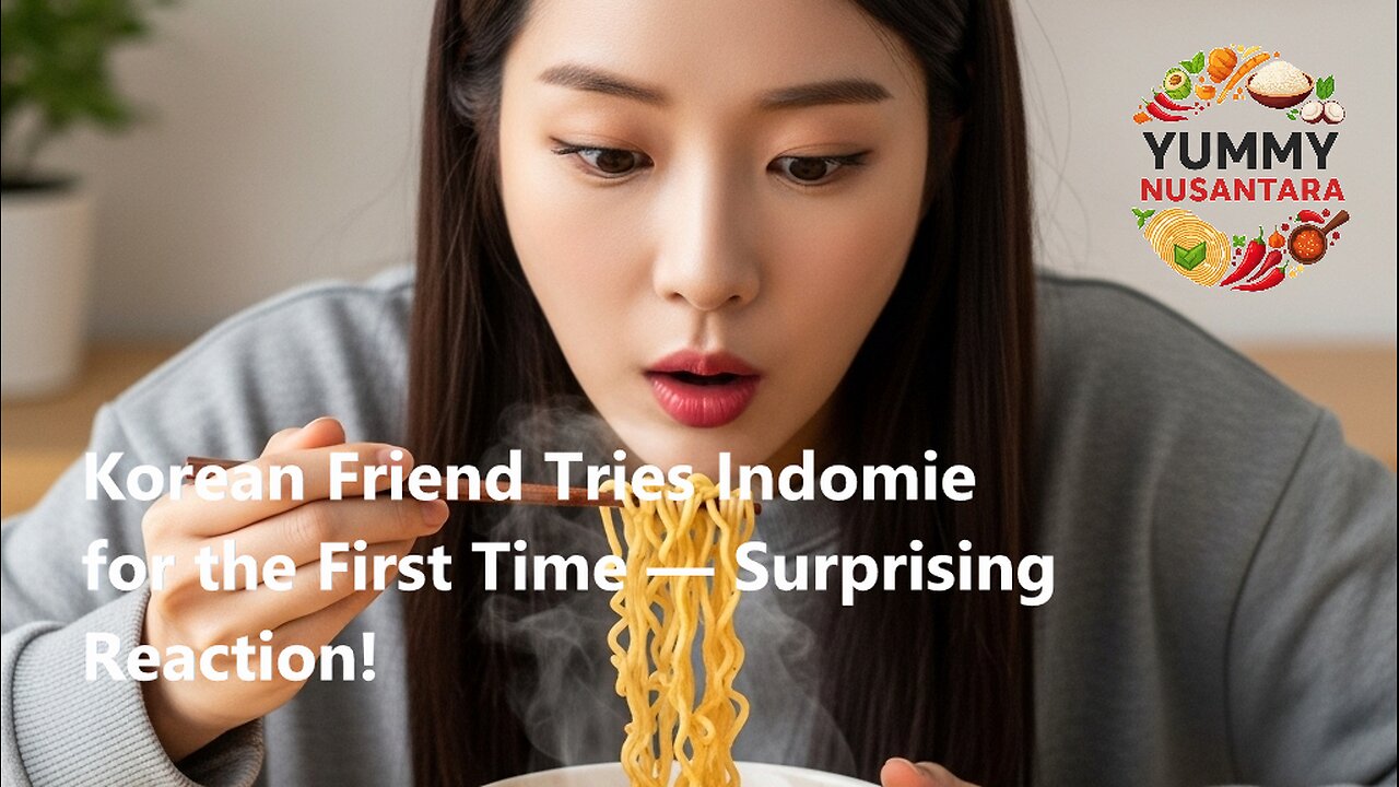 Korean Friend Tries Indomie for the First Time — Surprising Reaction
