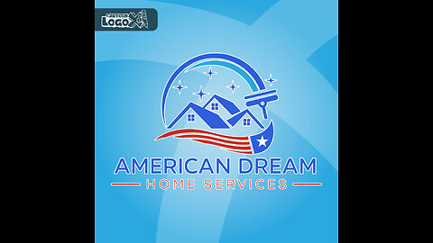Happy Client – American Dream Home Services Logo by CartoonLogoX