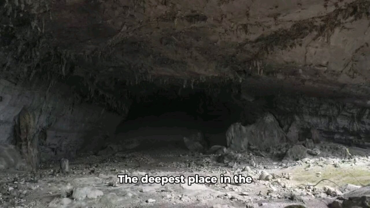 The deepest place in the cave 🏞️