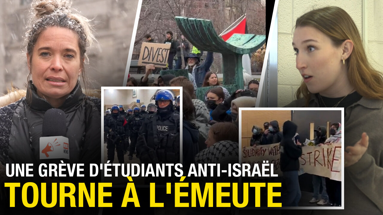 Des manifestations anti-Israël sèment le chaos et la destruction à l’Université McGill