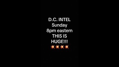 Boom!!!!💥 8pm Eastern Time Sunday