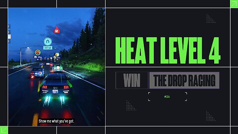 Mustang Dark Horse Wins 'The Drop' + Heat 4 Police Escape! | NFS Unbound Sprint Mayhem