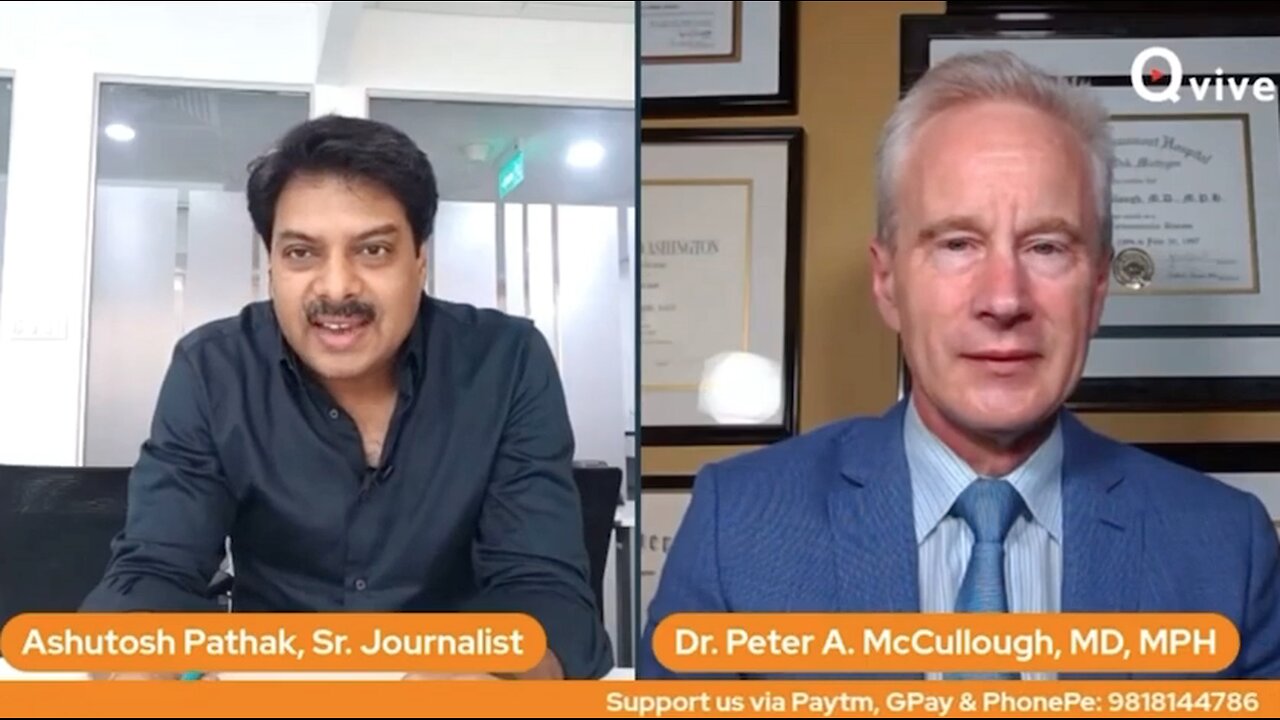 COVID-19 Vaccine Safety Concerns Spread Across India: Dr. McCullough with Ashutosh Pathak