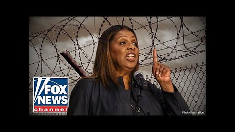.YOU'LL BE IN PRISON!': Letitia James confronted by heckler..