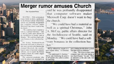 When Microsoft Bought the Catholic Church
