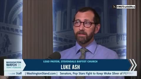 Pastor Luke Ash, fired after he refused to use his pronouns.