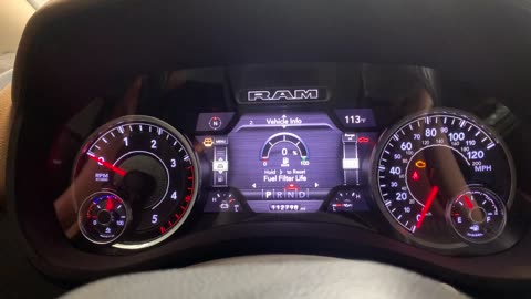 2019 Ram 2500 Cummins - Fuel Filter Life Reset