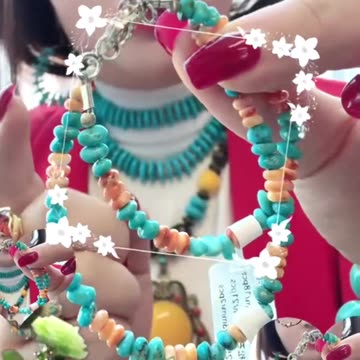 Natural Turquoise Meets Orange Scallop Land And Sea Rare Pair