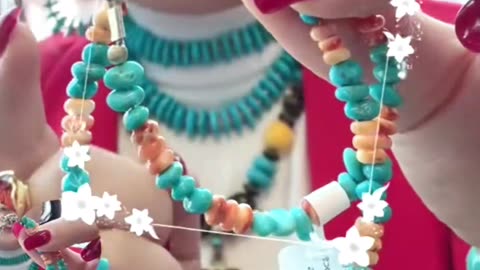 Natural Turquoise Meets Orange Scallop Land And Sea Rare Pair