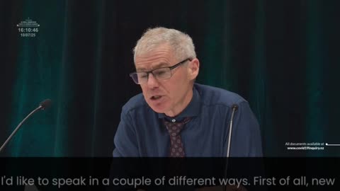 Graham Le Gros Testifies to Royal Commission of Inquiry