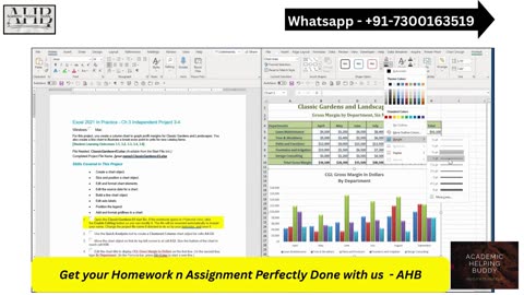 Excel 2021 In Practice - Ch 3 Independent Project 3-4 | Excel 2021 Ch 3 Independent Project 3-4