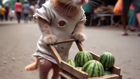 The poor cat who become rich and wealthy