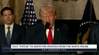 President Trump Makes an Announcement with the Secretary of War and the Secretary of the Navy