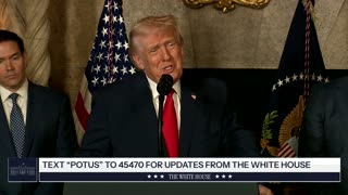 President Trump Makes an Announcement with the Secretary of War and the Secretary of the Navy