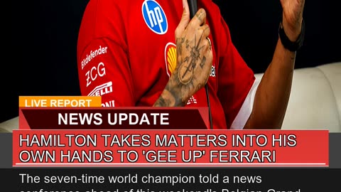 Hamilton Takes Matters Into His Own Hands to Gee