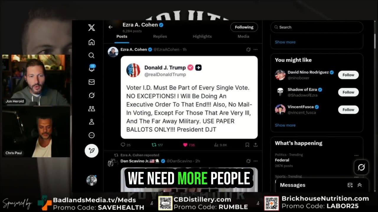 Badlands Media Calls out Scott Presler Opposing Trump