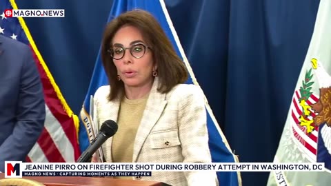 🇺🇸 Jeanine Pirro Briefing on Firefighter Shot During Robbery Attempt in Washington, DC [LIVE]