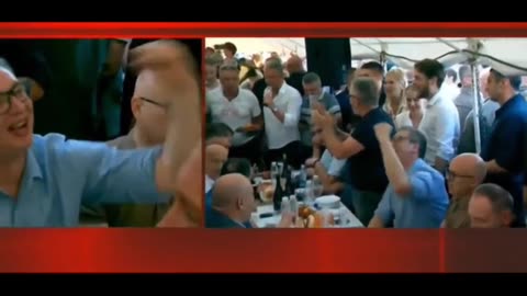 Vuçiç pi birra dhe dorovit muzikantët