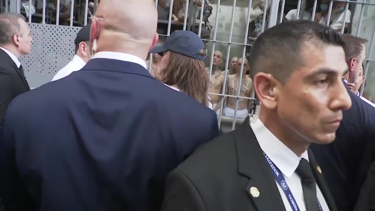 Noem's Bold Encounter: Facing Alleged Gang Members at El Salvador’s Notorious Prison