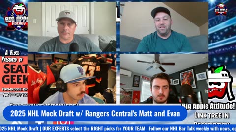 BAH's 2025 NHL MOCK Draft | Who Goes 1st Overall?