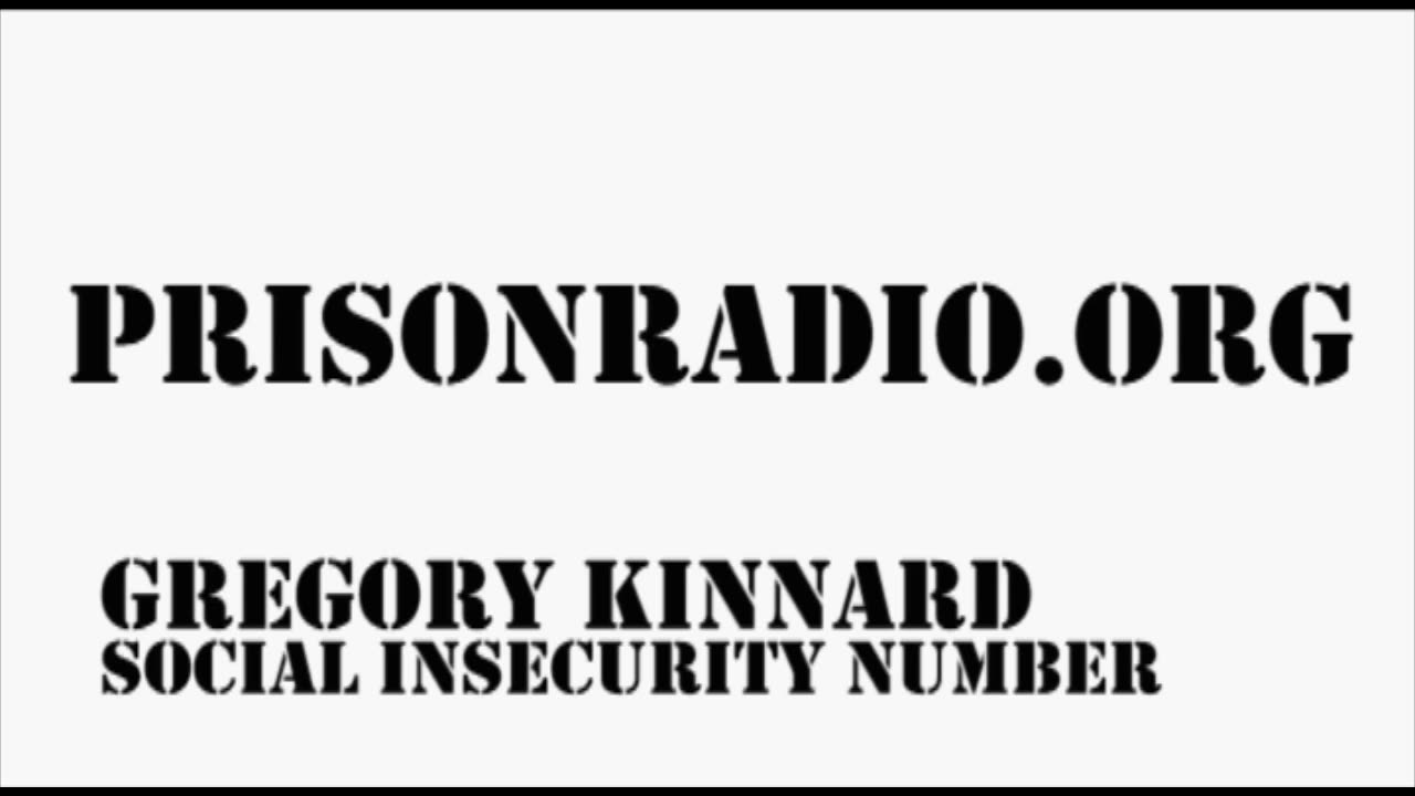 🎙️Gregory Kinnard - Social Insecurity Number🔢