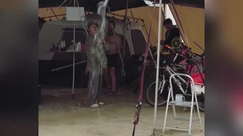 MORE Chaos at Burning Man! Torrential Rains Turn Playa Into Mud Pit - 70,000 Stranded
