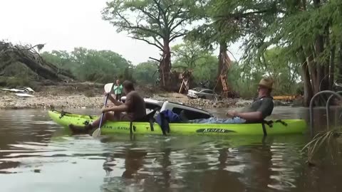 Residents return to Camp Mystic after flash floods kill at least 82 in Texas