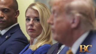 Bondi tries to explain ‘missing minute’ in Epstein video
