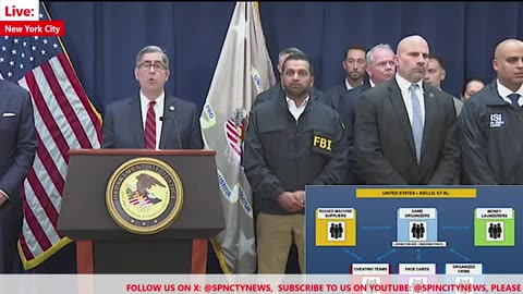 News conference on NBA-related arrests for illegal gambling
