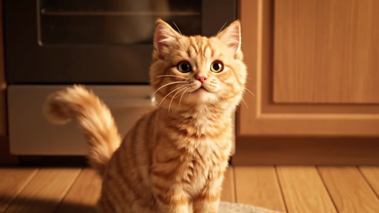 Ginger Cat & Kitten’s Market Adventure!