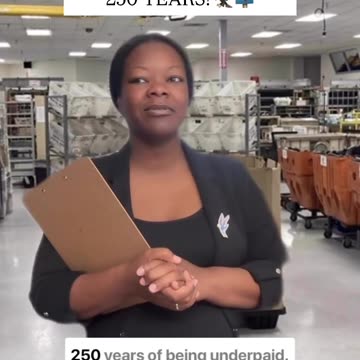 HAHAHA. USPS "stand up talk" for their 250 yr anniversary