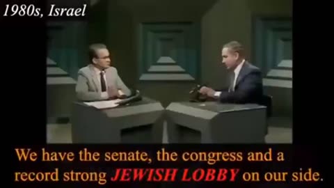 Netanyahu in the 80's bragging about how to control America