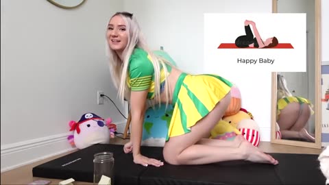 ATTEMPTING NAUGHTY YOGA CHALLENGE -HOT- - Maddie Price