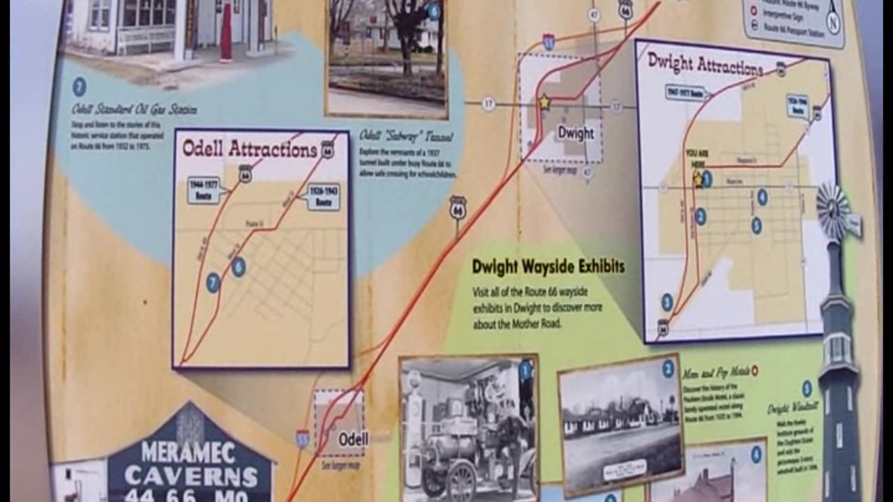 Route 66 Attractions In The Dwight Region