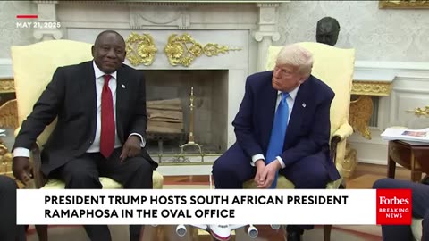BREAKING NEWS: Trump, South Africa President Have Shocking Argument About White Farmer Death Claims