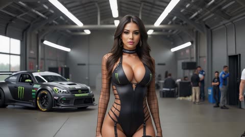 Race CHEERLEADERS - Realistic AI Women on the Racing Show