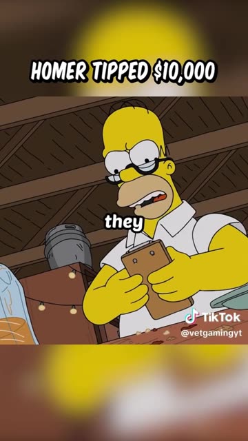 Homer tipped $10,000 - D'OHHH