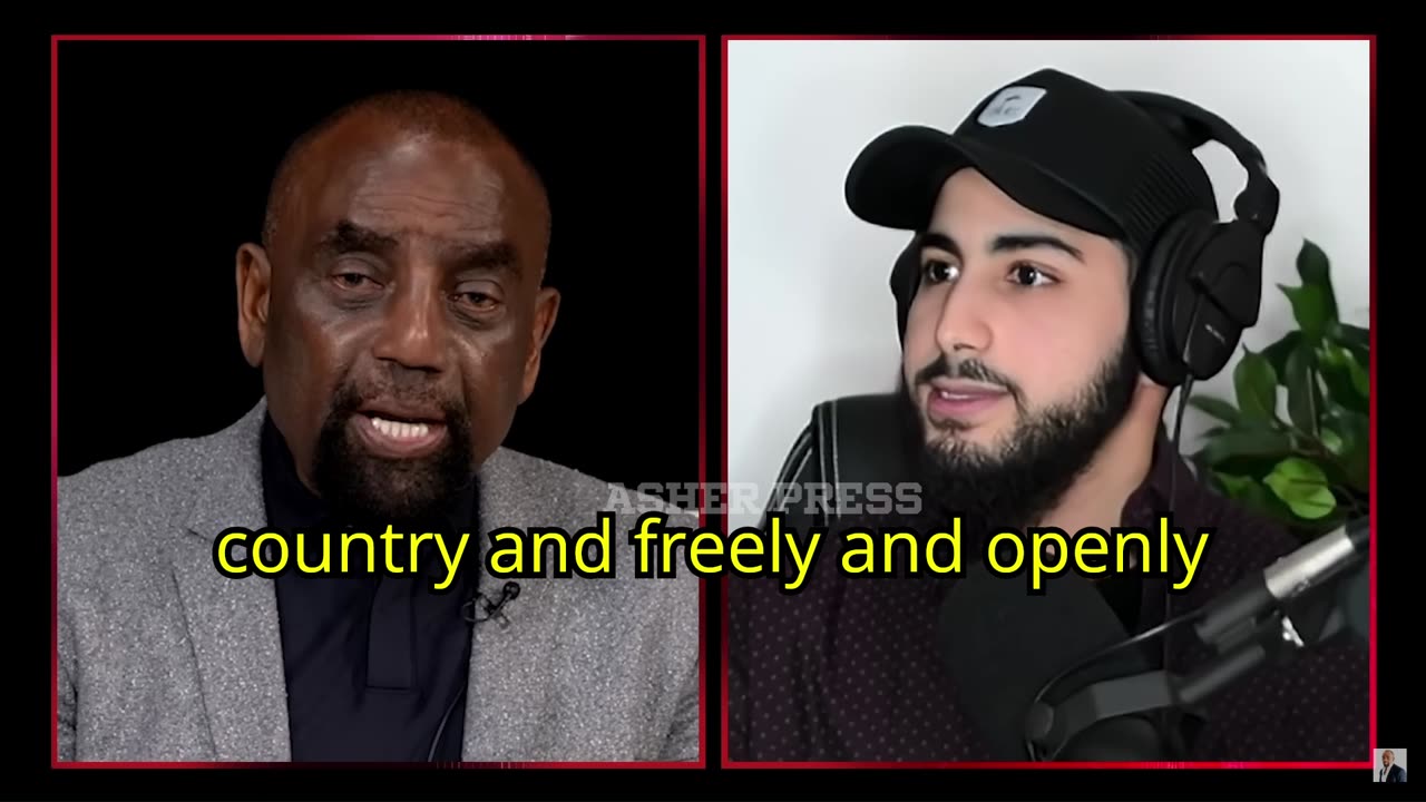 Jesse Lee Peterson asks Islamist: ‘Why live in a white Christian country and not in Islamic country?